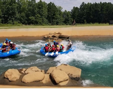 Gentle rafting activity